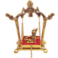KridayKraft Laddu Gopal on Jhulla Palana Metal Statue - Swadesiicart