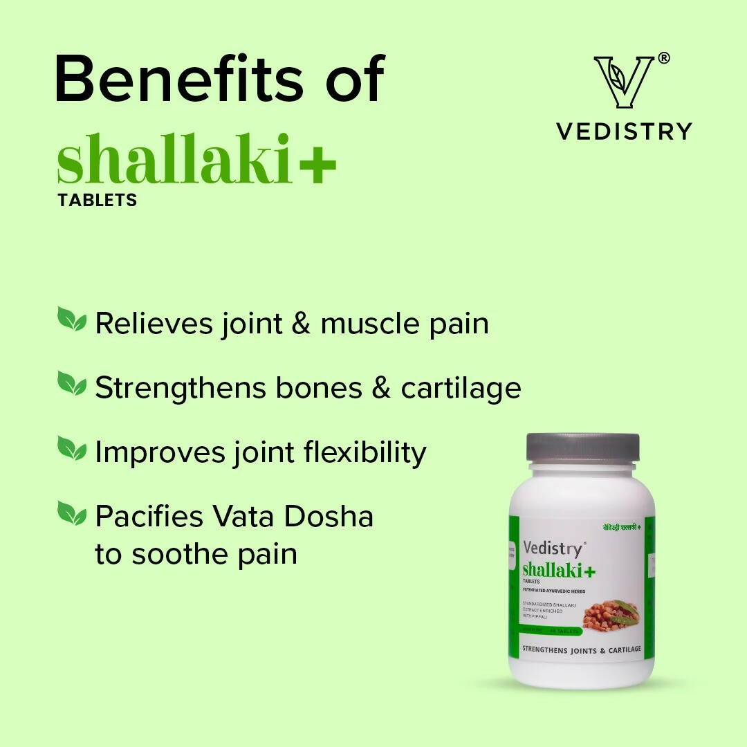 Vedistry Shallaki+ Tablets - Swadesiicart