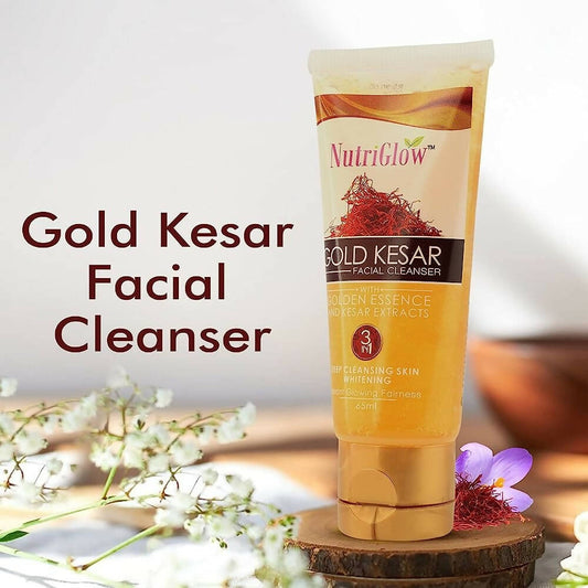 NutriGlow Gold Kesar Face Wash - Swadesiicart