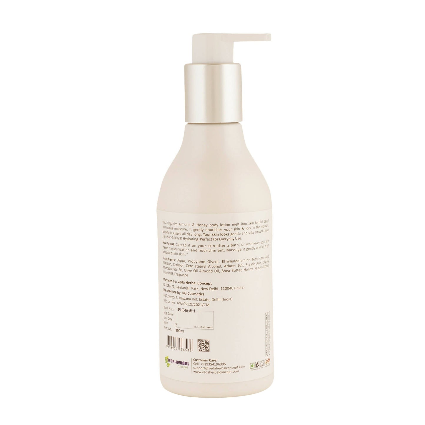 Prisa Organics Shea Butter Cocoa Butter Deep Hydrating Body Lotion - Swadesiicart