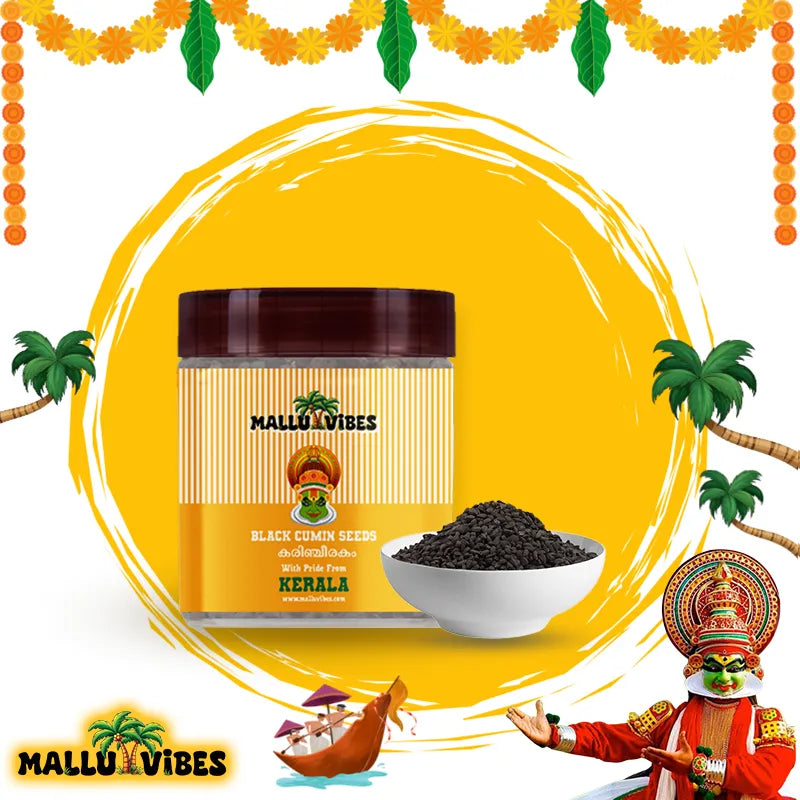Mallu Vibes Black Cumin Seeds - Swadesiicart