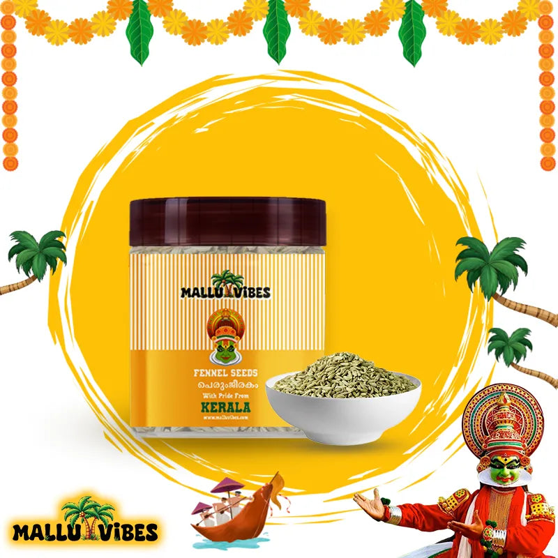 Mallu Vibes Fennel Seeds - Swadesiicart
