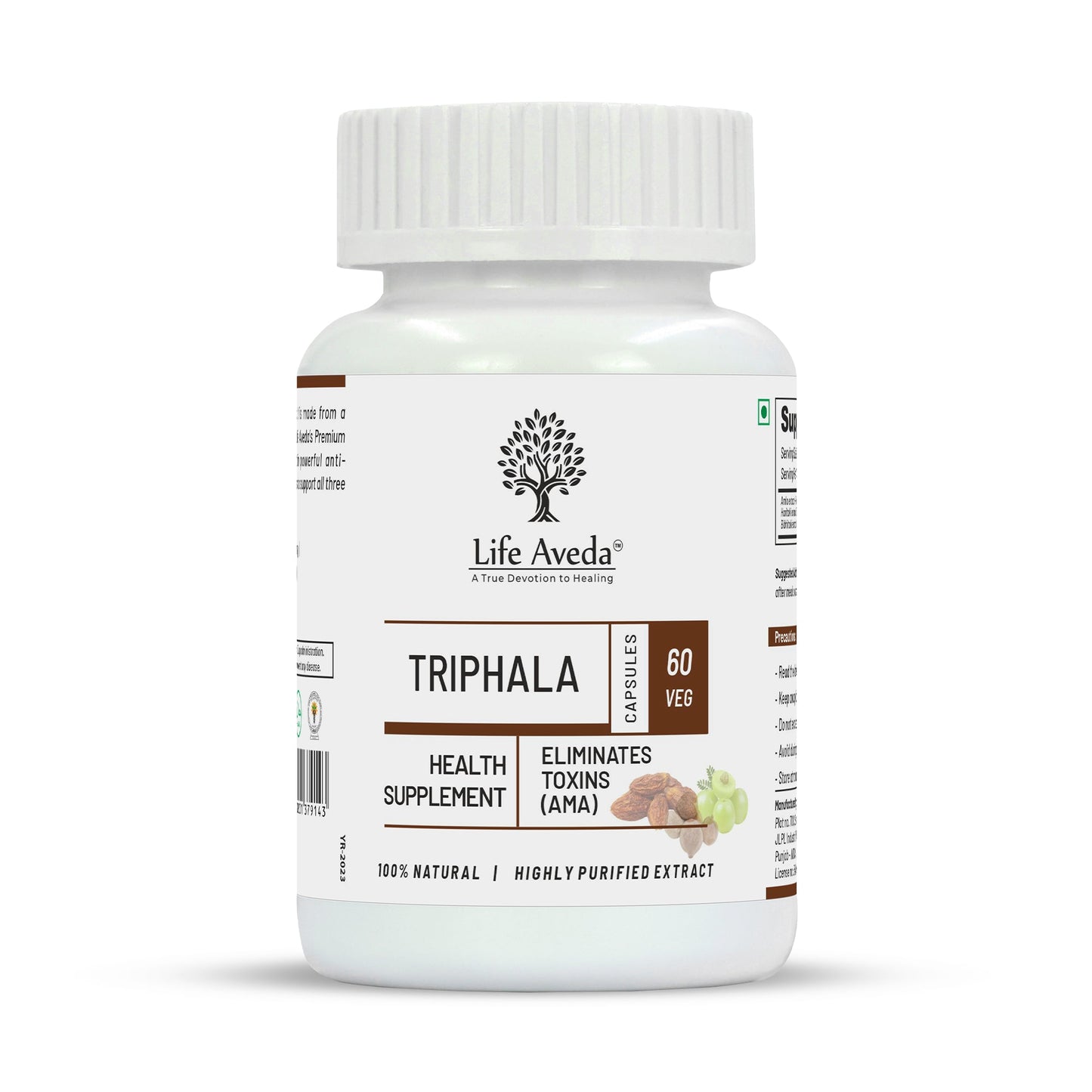 Life Aveda Triphala Capsules - Aveda Ayur