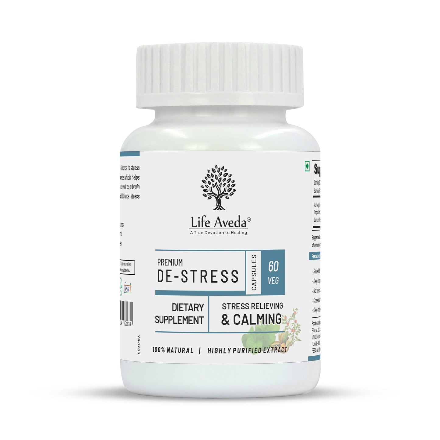 Life Aveda Premium De-Stress Capsules - Aveda Ayur
