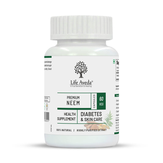 Life Aveda Premium Neem Capsules - Aveda Ayur