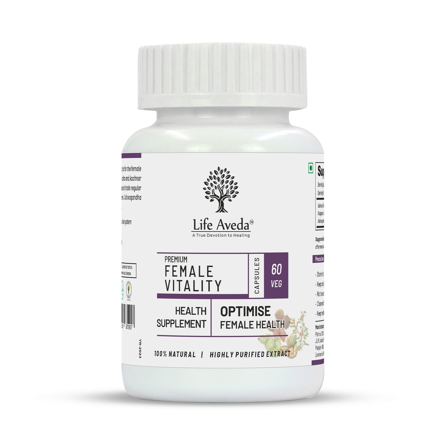 Life Aveda Premium Female Vitality Capsules - Aveda Ayur