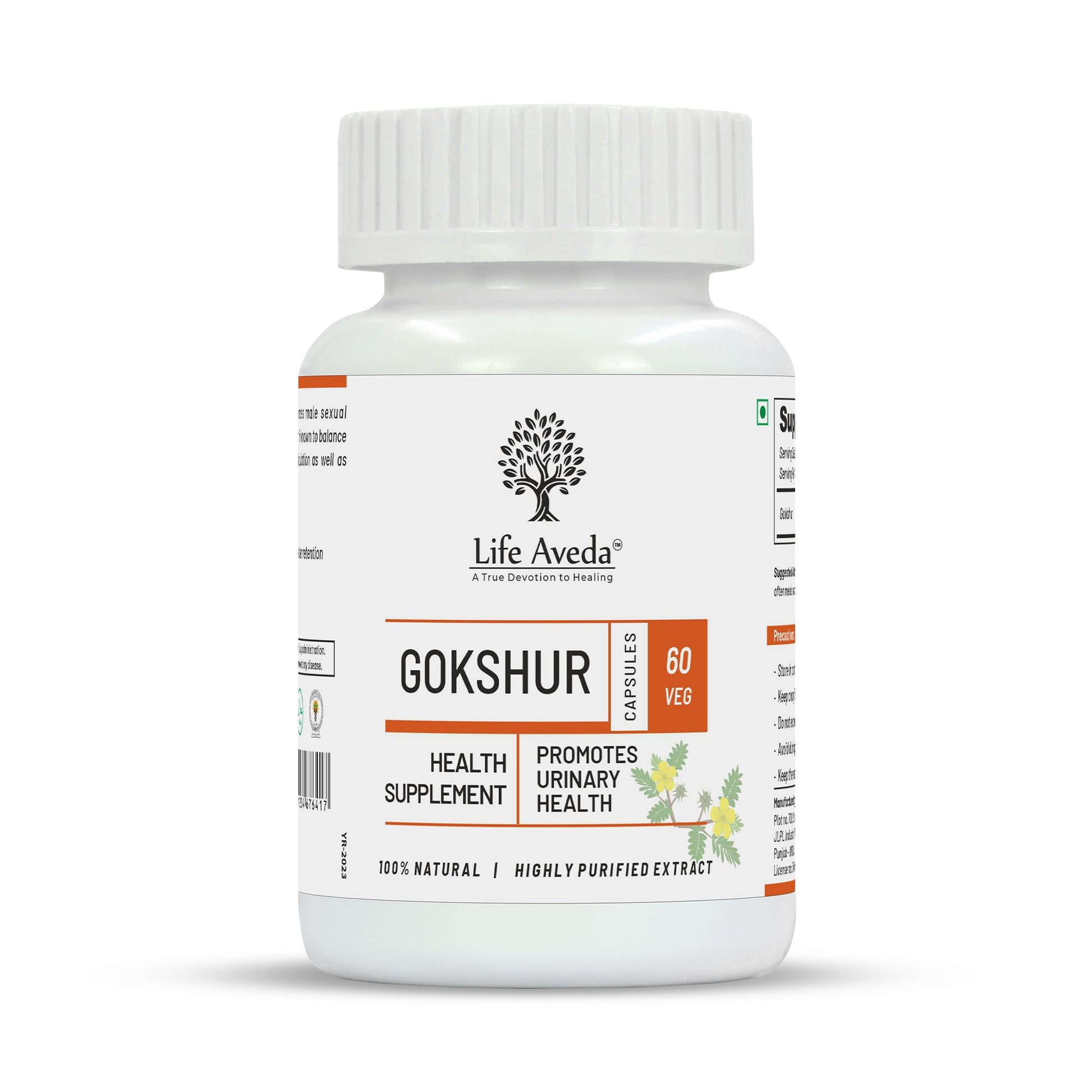 Life Aveda Gokshur Capsules - Aveda Ayur