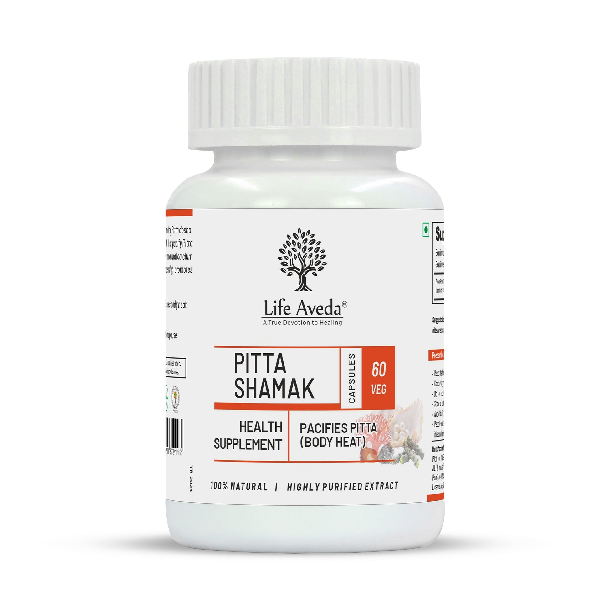 Life Aveda Pitta Shamak Capsules | Swadesiicart