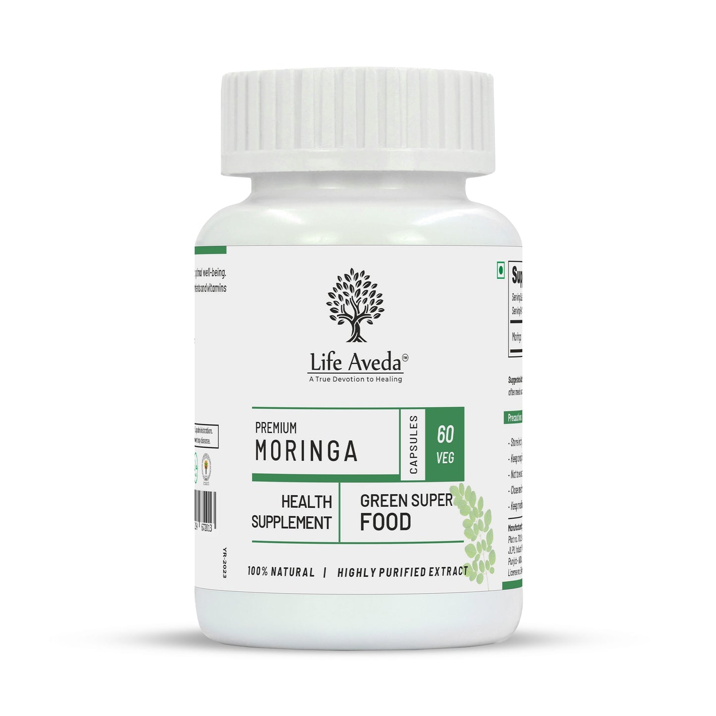 Life Aveda Premium Moringa Capsules - Aveda Ayur