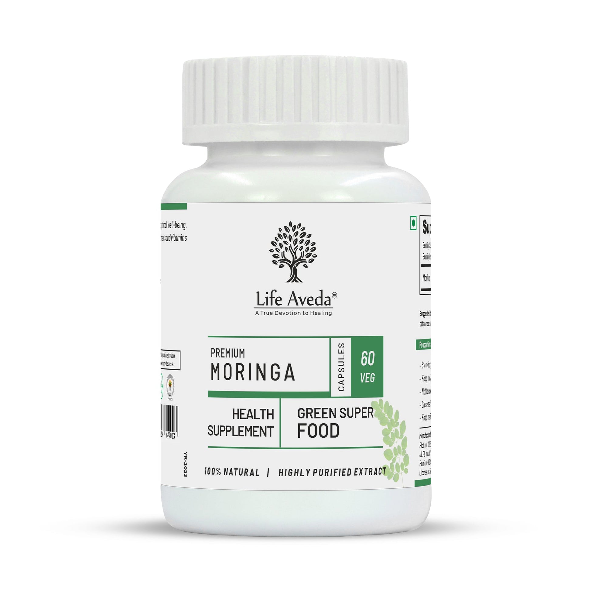 Life Aveda Premium Moringa Capsules - Aveda Ayur