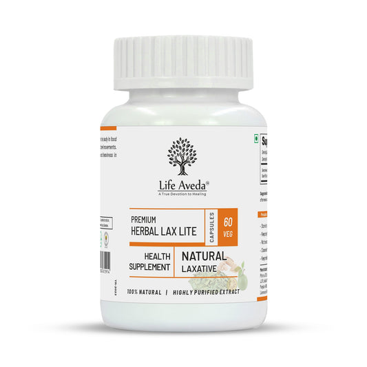 Life Aveda Herbal Lax Lite Capsules - Aveda Ayur