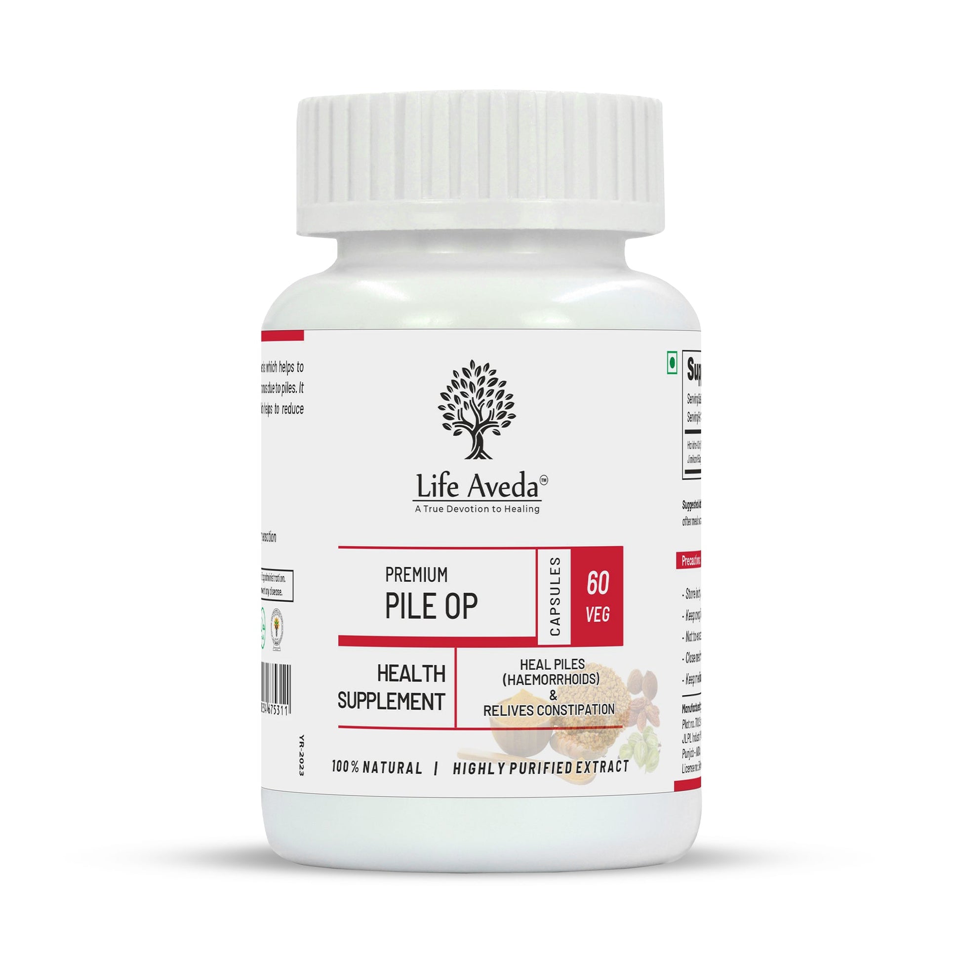 Life Aveda Premium Pile OP Capsules | Swadesiicart