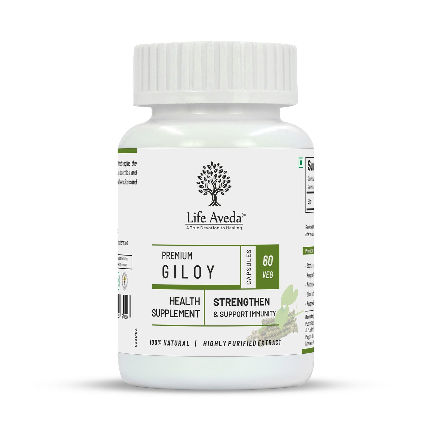 Life Aveda Premium Giloy Capsules - Aveda Ayur