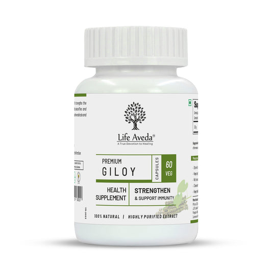 Life Aveda Premium Giloy Capsules - Aveda Ayur