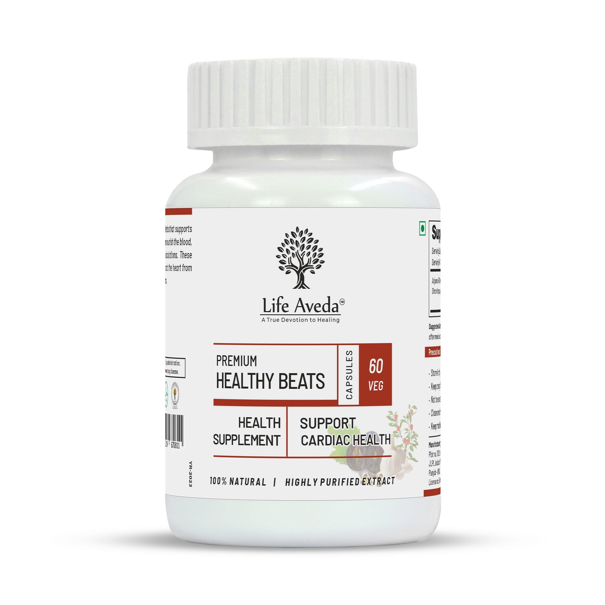 Life Aveda Premium Healthy Beats Capsules - Aveda Ayur