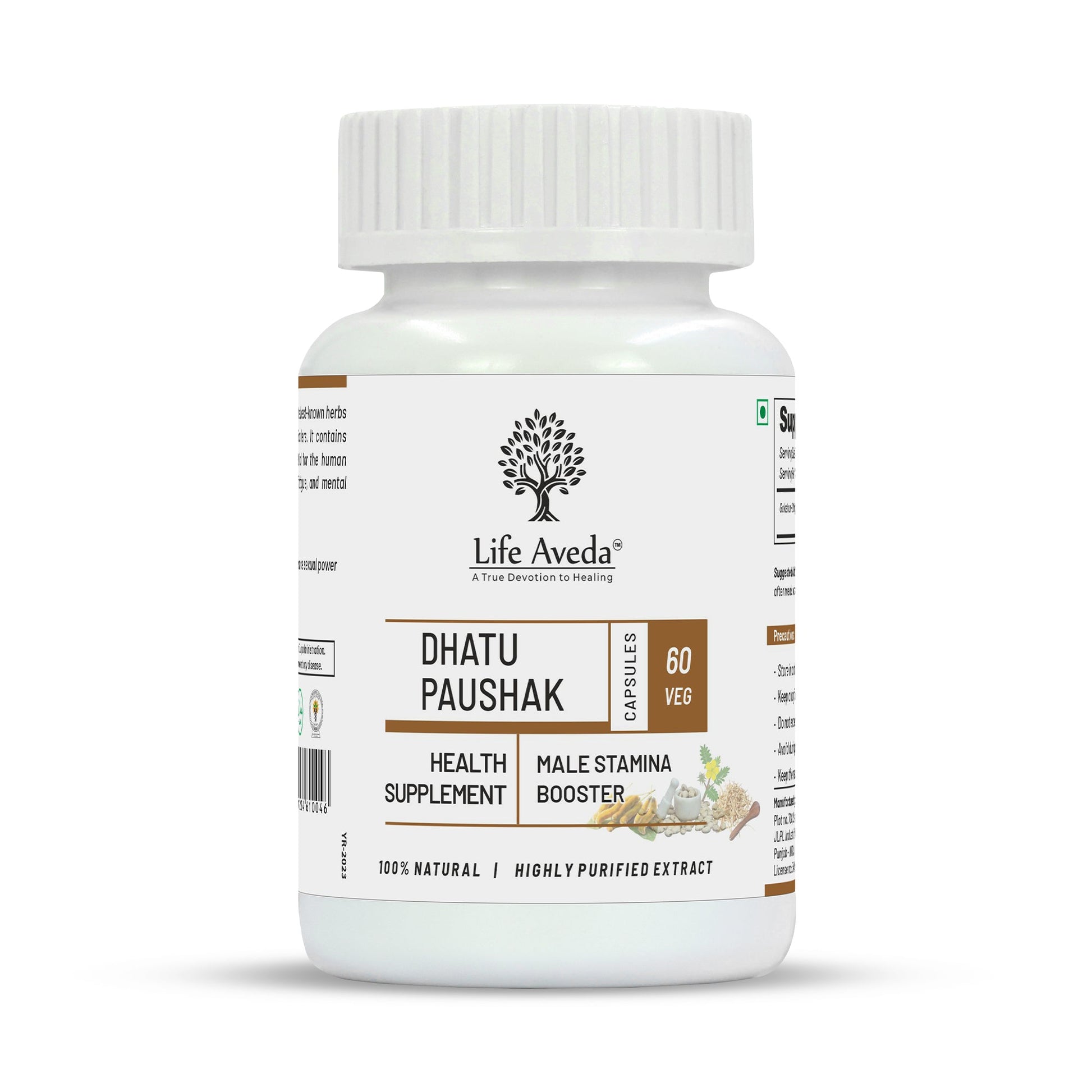 Life Aveda Dhatu Paushak Capsules - Aveda Ayur