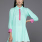 Ahalyaa Women's Traditional wear Tunic - Blue | Swadesiicart