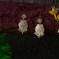 Joban Fashion Women Matte Gold Brass Earrings | Swadesiicart