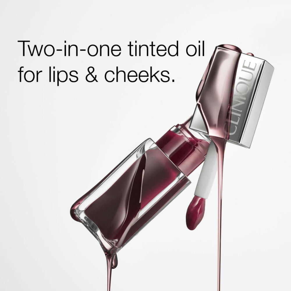 Clinique Pop Lip + Cheek Oil + Black Honey - Swadesiicart