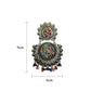 Tiaraa Multicolor Beaded Silver Oxidised Fashion Earrings - Swadesiicart