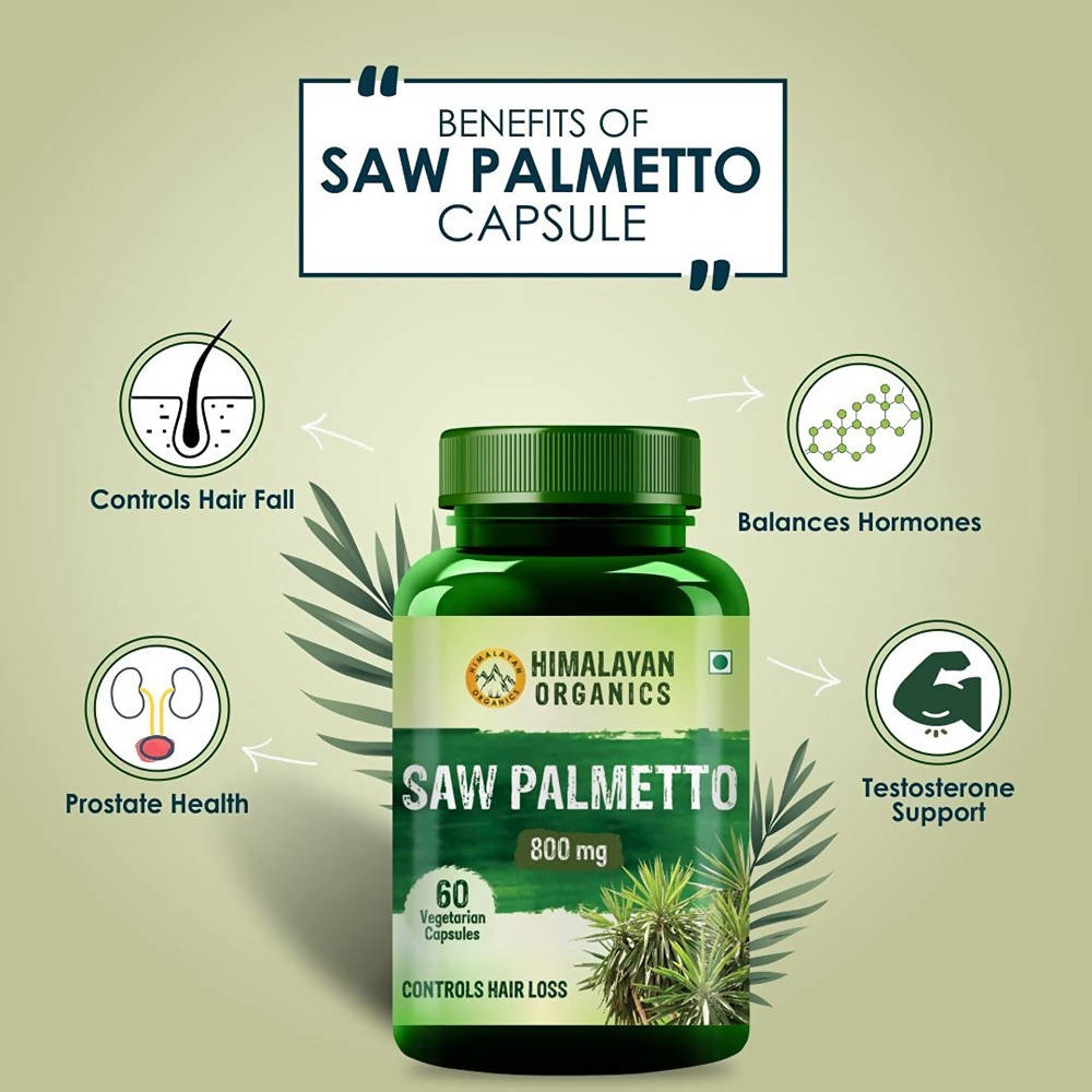 Himalayan Organics Saw Palmetto Capsules | Swadesiicart
