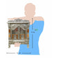 Silver Coated and Copper 2 Door Open Pooja Mandir / Pooja Mandiram Silver Coated and Copper - Swadesiicart