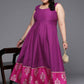 Ahalyaa Women's Traditional wear Ethnic Dress - Purple | Swadesiicart
