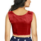 Aastha Fashion Women's Maroon Art Silk Designer Traditional Readymade Blouse