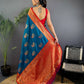 Joban Fashion Pink Peacock Banarasi Silk Sarees | Swadesiicart