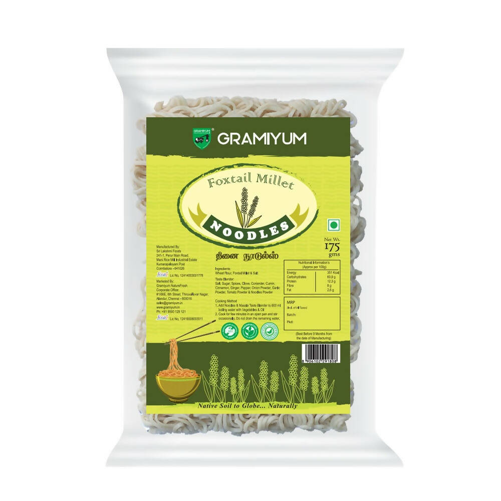 Gramiyum FoxTail Noodles - Thinai Noodles - Gramiyum