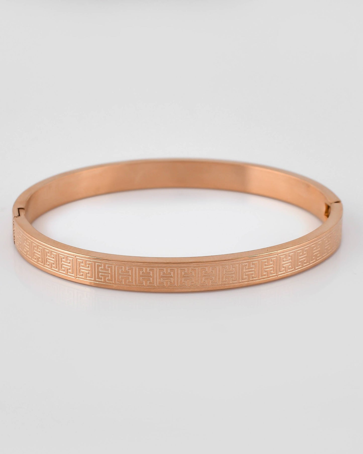 VOJ Stainless Steel Gold-Polished Bracelet - Swadesiicart