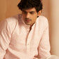 Pink Viscose Chikankari Embroidery Work Men's Kurta Set - Mahotsav | Swadesiicart