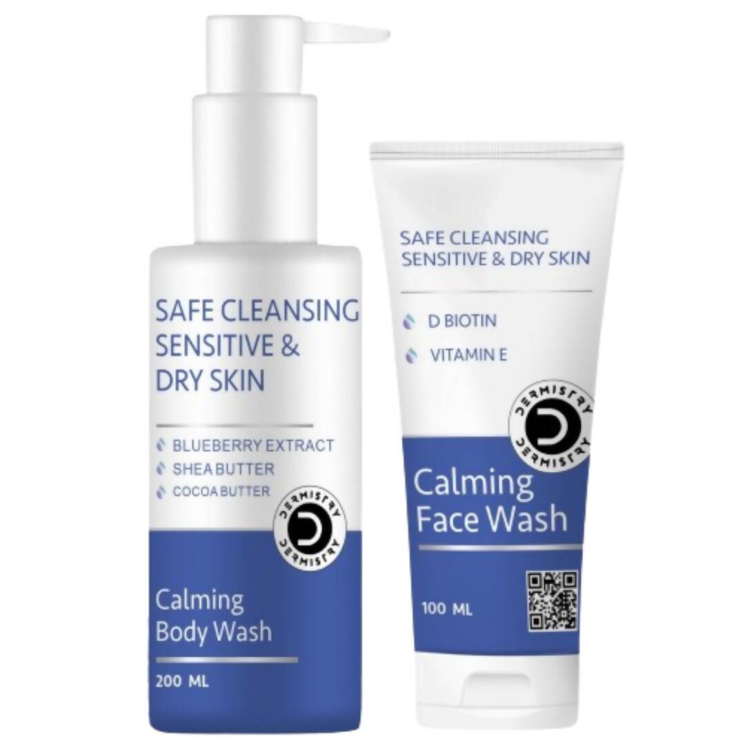 Dermistry Calming Body Wash & Calming Face Wash - Swadesiicart