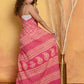 Very Much Indian Pure Cotton - Natural Dyes Handblock Printed Saree - Pink | Swadesiicart