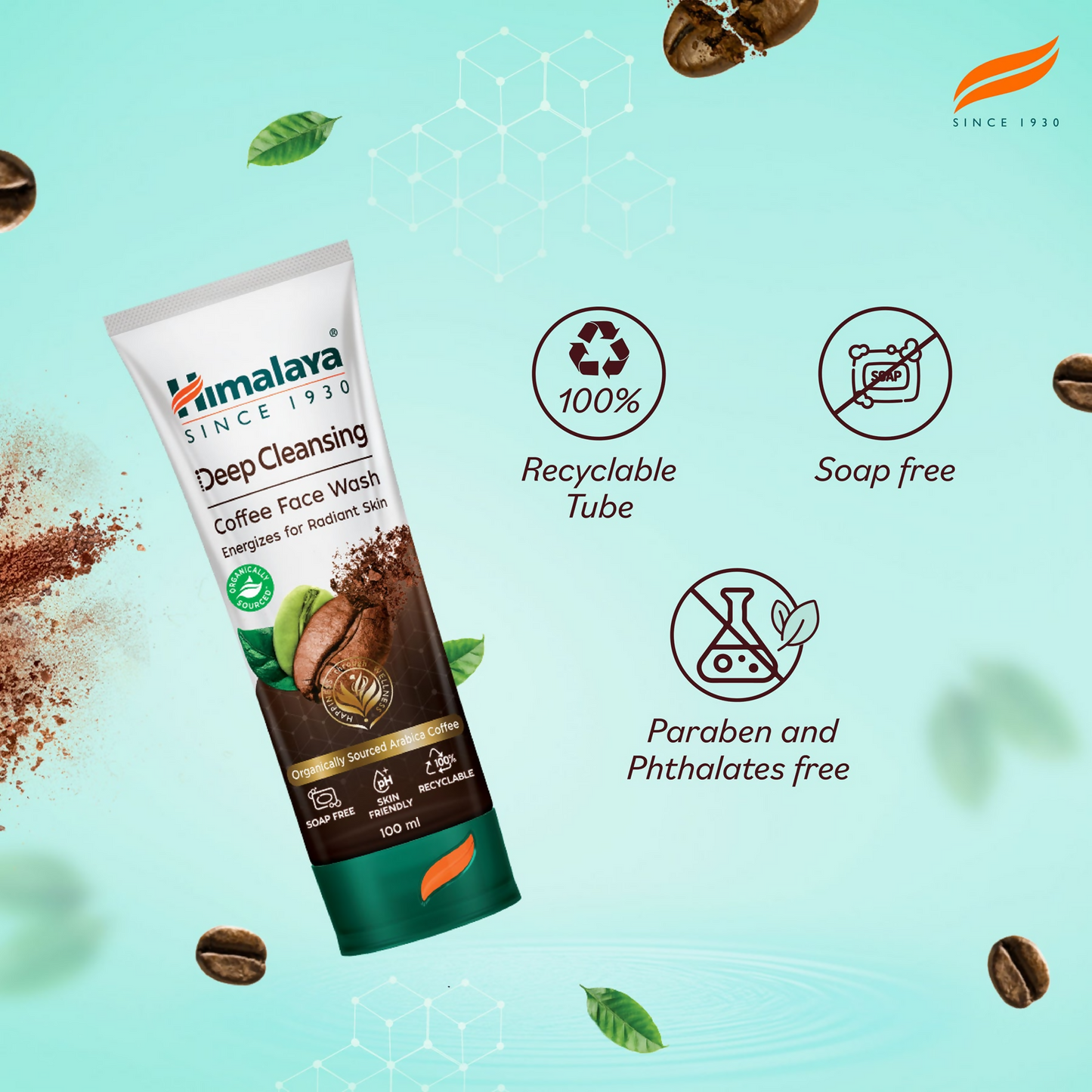 Himalaya Herbals Deep Cleansing Coffee Face Wash - Swadesiicart