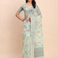 Shree Shyam Fashion Linen Cotton Light Green Saree