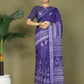 Shree Shyam Fashion Cotton Violet Saree