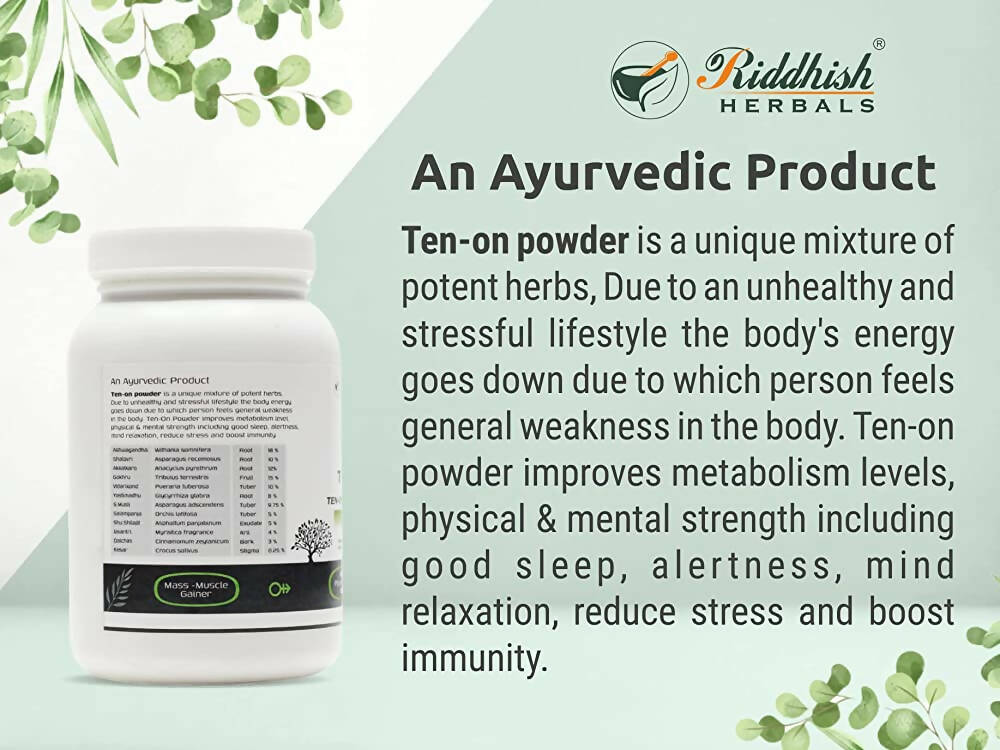 Riddhish Herbals Ten On Powder | Swadesiicart