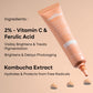mCaffeine Insta-Bright Kombucha Tea Under Eye Cream SPF 30+ PA++++ - Swadesiicart