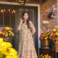 Aayaa Designer Printed Full Flared Suit