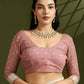 Vishnu Weaves Women's Maroon Muga Cotton Thread Woven Saree with Blouse - Swadesiicart