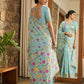 Shree Shyam Fashion Sky Blue Linen Cotton Saree