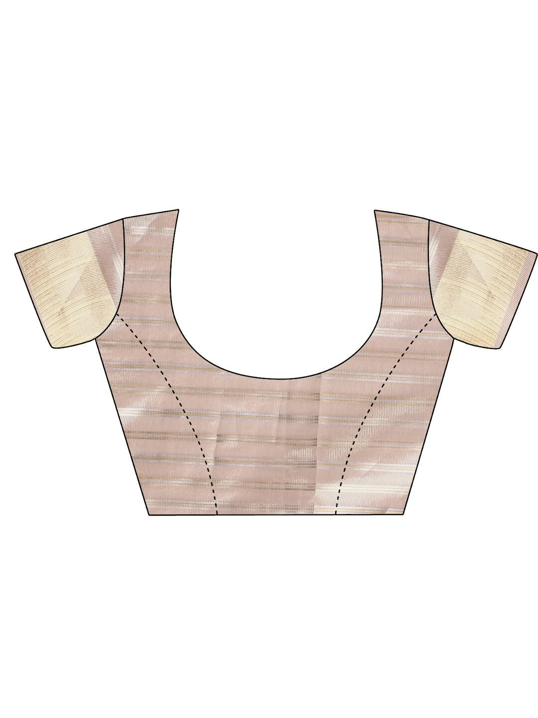 Shree Shyam Fashion Organza Peach Saree