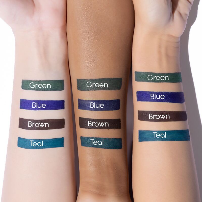 Kay Beauty By Katrina Kaif 24HR Coloured Matte Kajal - Blue | Swadesiicart