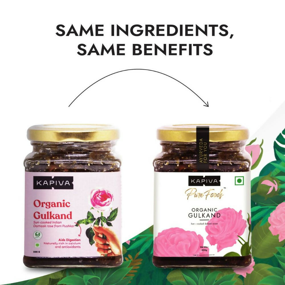 Kapiva Ayurveda Pure Foods Organic Gulkand - Swadesiicart