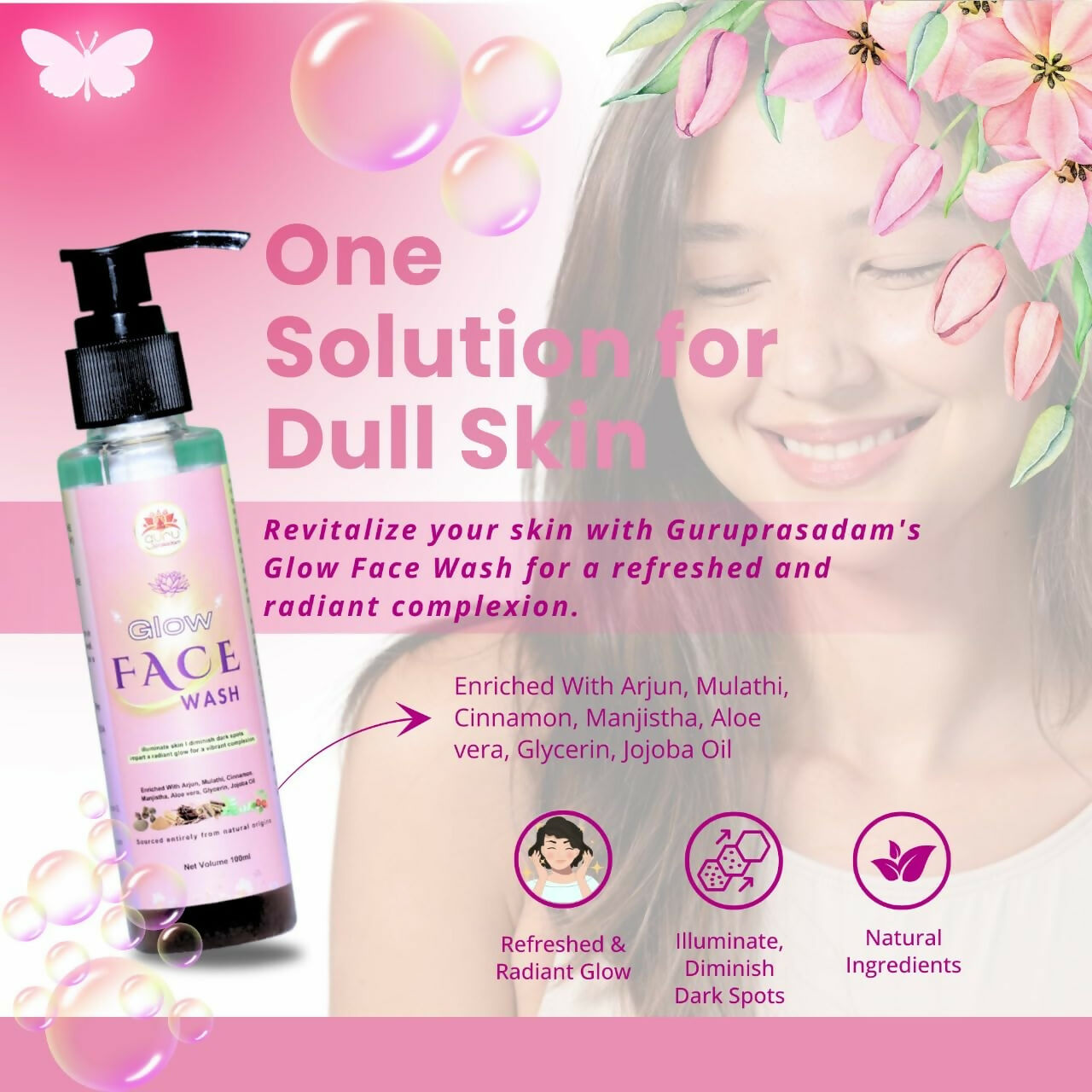 Guru Prasadam Glow Face Wash | Swadesiicart