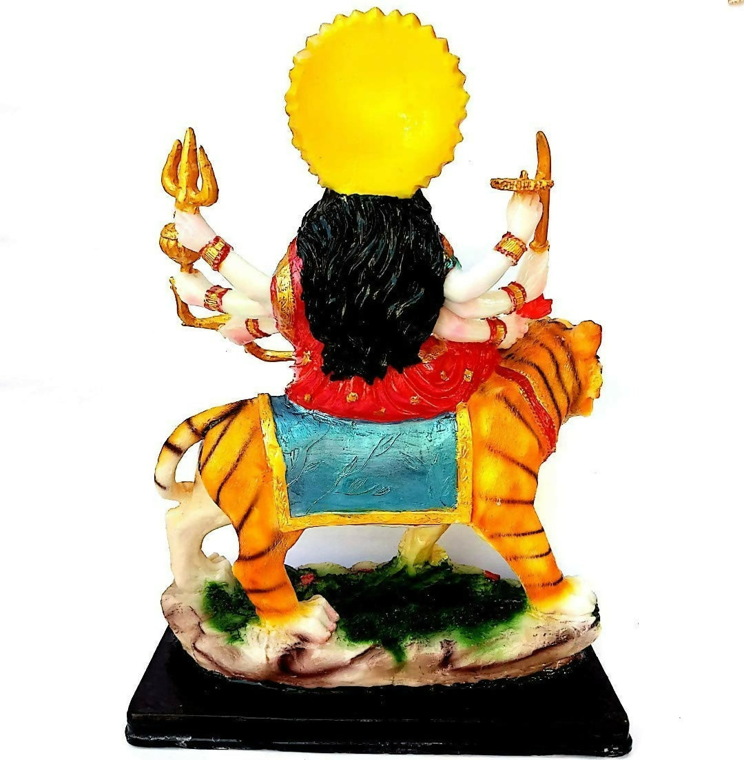 Marble Finish Goddess Maa Durga Devi Idol - Swadesiicart