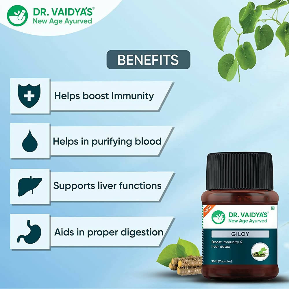 Dr. Vaidya's Giloy Capsules - Swadesiicart