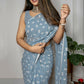 Vamsee Patangiyu Grey Georgette Saree - Swadesiicart