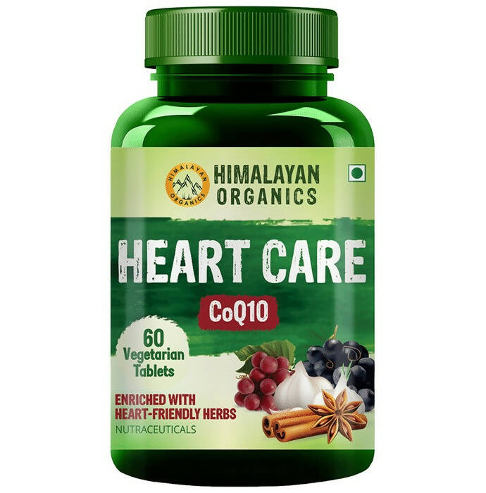 Himalayan Organics Heart Care CoQ10 Tablets | Swadesiicart